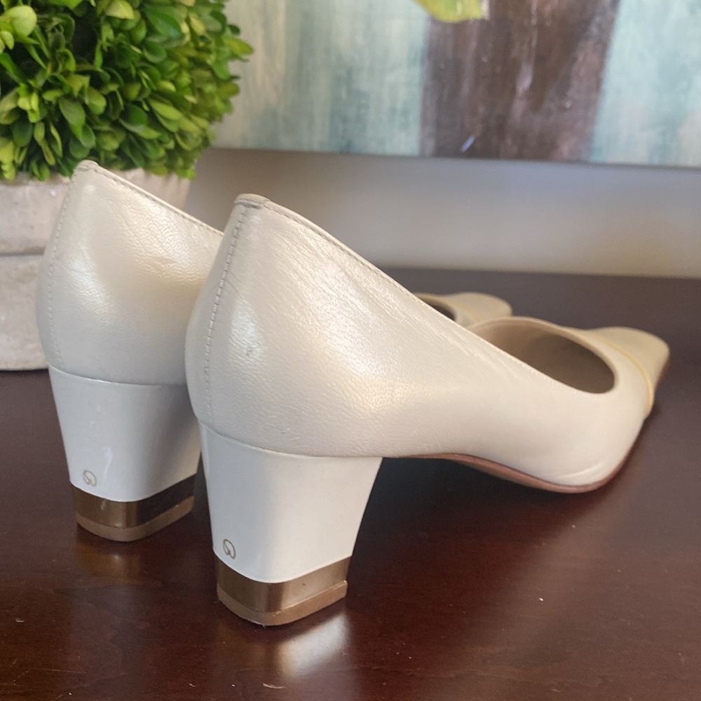 ST. JOHN CREAM CLASSIC PUMPS SIZE 9 🌟EUC🌟 - Picture 8 of 16